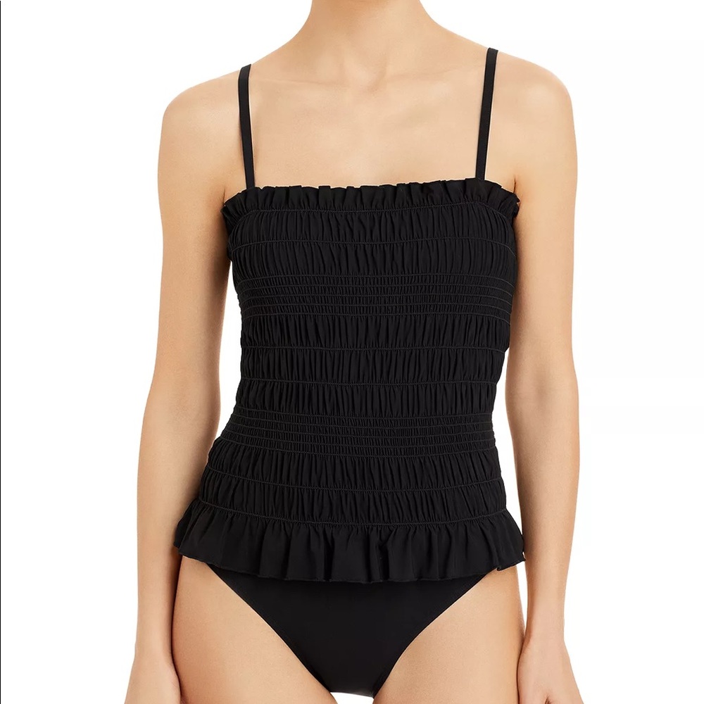 Smocked One Piece Swimsuit